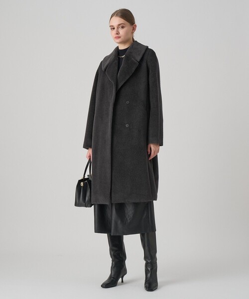 アルパカシャギーテーラーコート（トレンチコート）｜ANAYI（アナイ