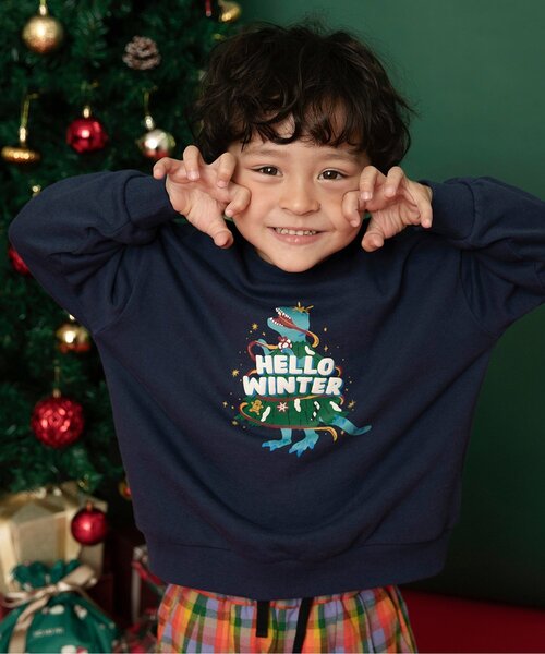 セール】【ジュニア対応】クリスマストレーナー（スウェット）｜BREEZE