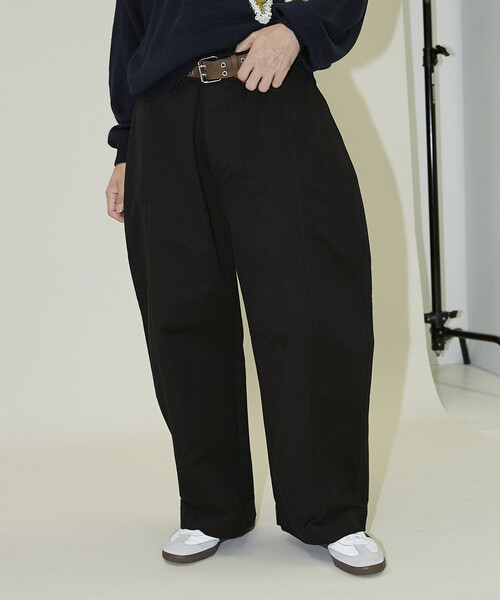 セール】PUBLUX/パブリュクス オーバーワイドカーブパンツ(限定展開