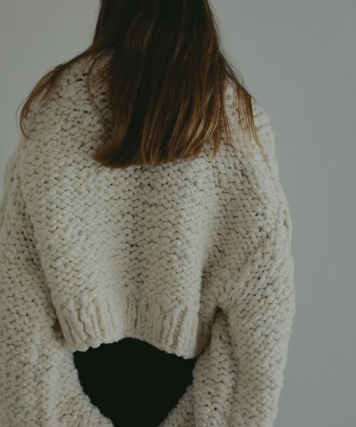セール】ハンドニットケーブルプルオーバー（ニット/セーター）｜ETRE