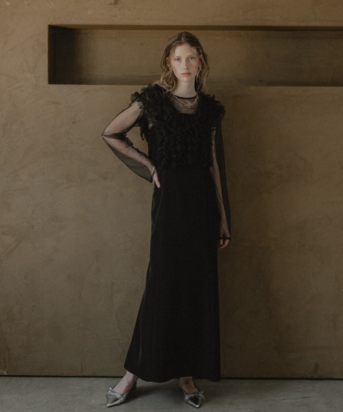 Many way frill dress（ドレス）｜et.UNiVER（エトユニベール）の