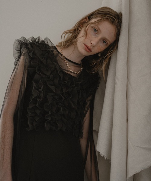 Many way frill dress（ドレス）｜et.UNiVER（エトユニベール）の