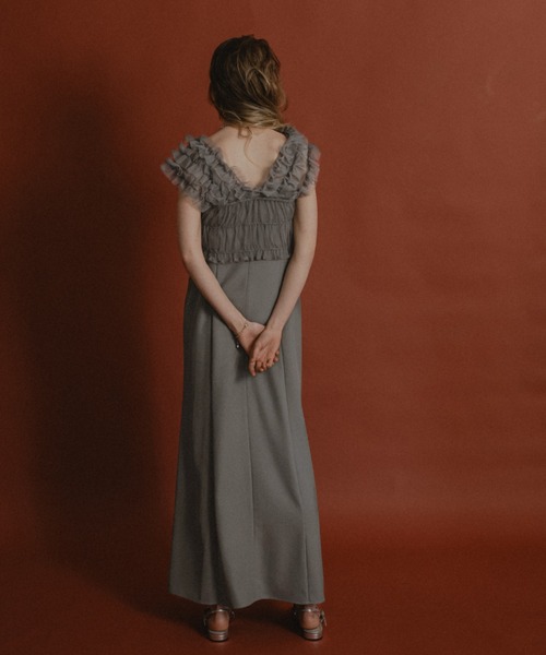 Many way frill dress（ドレス）｜et.UNiVER（エトユニベール）の