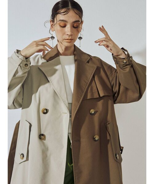 UN3D.（アンスリード）の「ステッチトレンチコート（トレンチコート