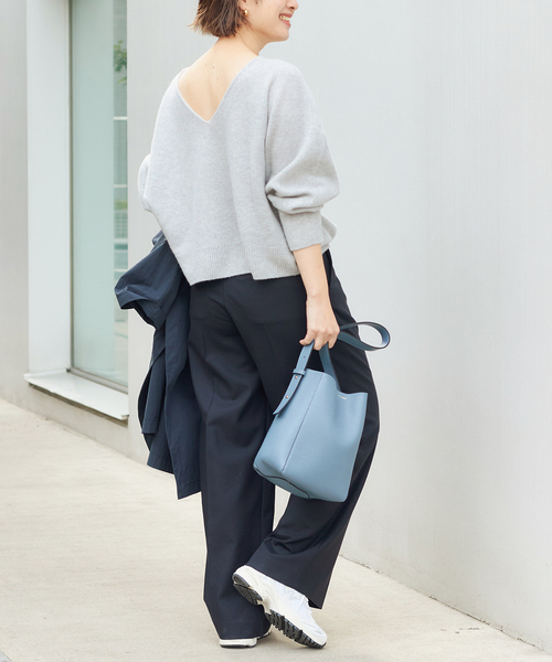 plage（プラージュ）の「2WAY ラグラン Back V プルオーバー（ニット