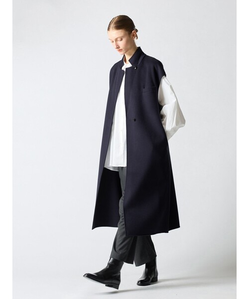 mizuiroind（ミズイロインド）の「mizuiro ind テーラードロングジレ