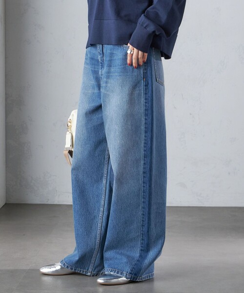 セール】〈洗濯機可能〉パッチワーク デニム（デニムパンツ）｜SHIPS