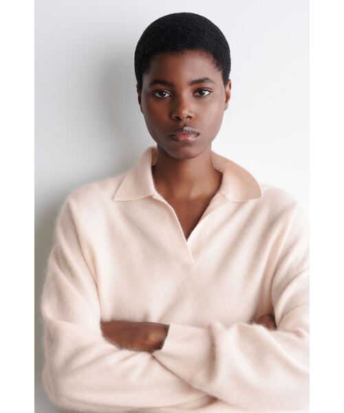 ブラッシュドカシミヤポロセーター（ポロシャツ）｜COS（コス）の