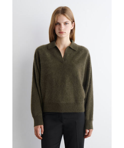 ブラッシュドカシミヤポロセーター（ポロシャツ）｜COS（コス）の