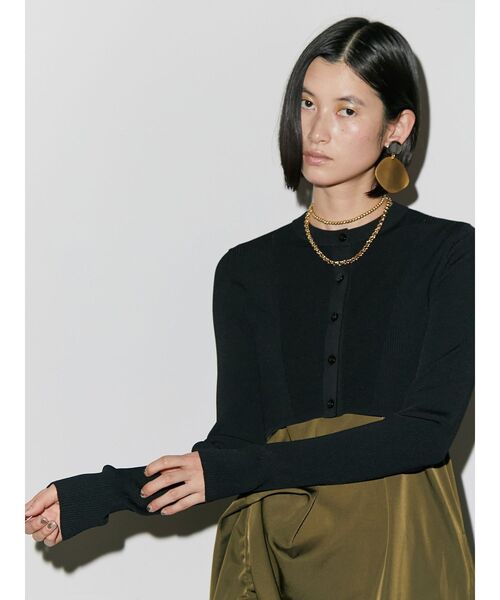 UN3D.（アンスリード）の「SHORT KT CD / ショートニットカーデ