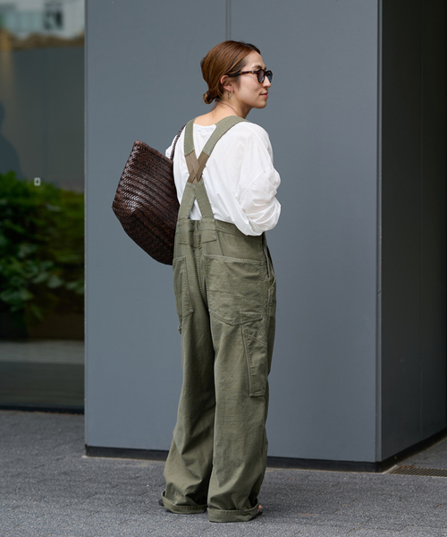 バックサテンサロペット（サロペット/オーバーオール）｜FRAMeWORK