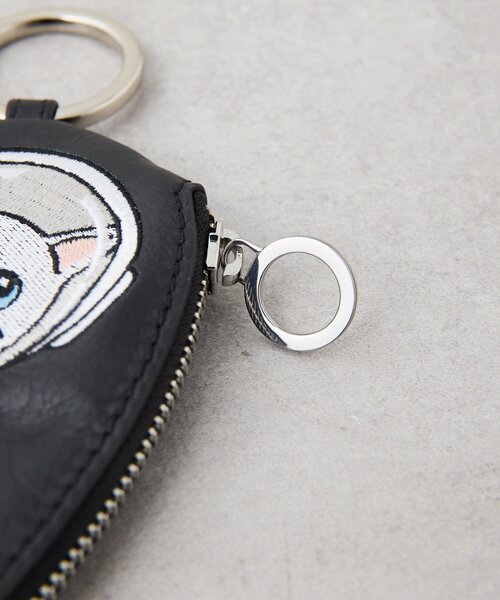 本革》sampo×earコラボ スペーストイレザーケース/バッグチャーム