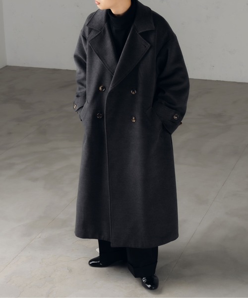 epnok（エプノック）の「ウールライク2WAYダブルチェスターコート