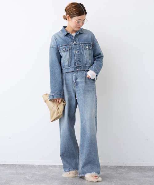 Deuxieme Classe（ドゥーズィエムクラス）の「クロップド デニム