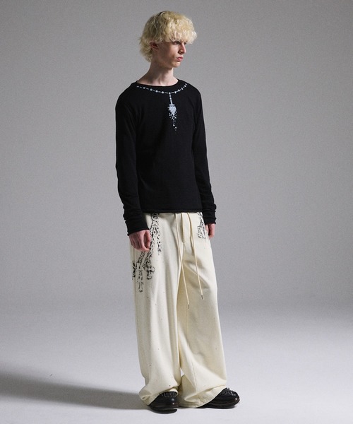 GRANCY（グランシー）の「【GRANCY】Print Design Sheer Knit