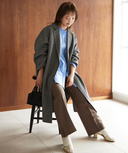 SLOBE IENA（スローブイエナ）の「HAMILTONダブルフェイスウールロング