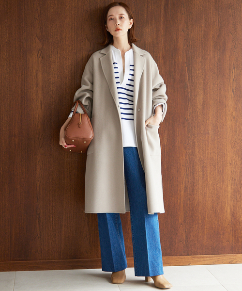 SLOBE IENA（スローブイエナ）の「HAMILTONダブルフェイスウールロング