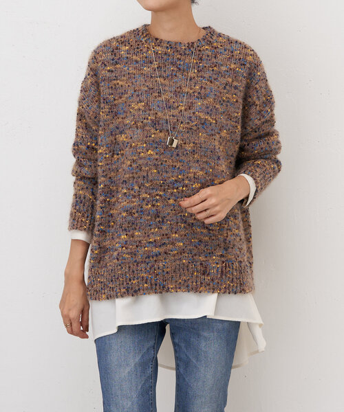 BEARDSLEY（ビアズリー）の「カラーネップニット（ニット/セーター