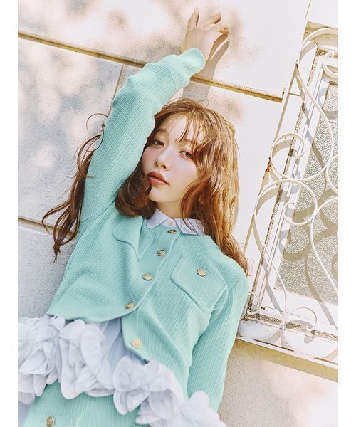 ホイップフリルヘムブラウス（シャツ/ブラウス）｜LILY BROWN（リリー