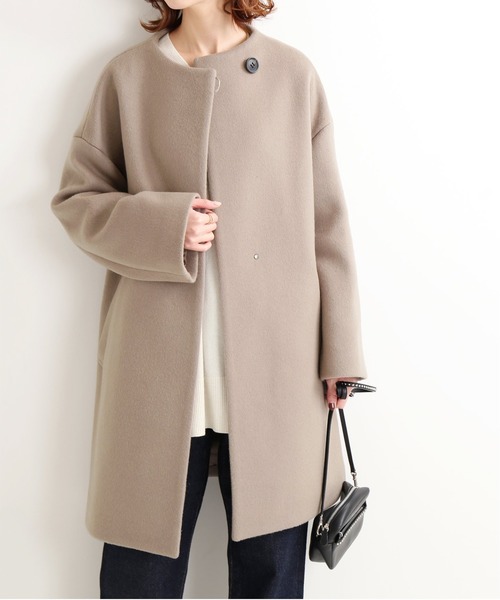 セール】ボトルネックトラペーズコート◇（その他アウター）｜IENA