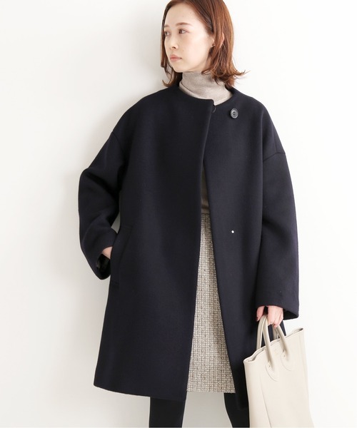 セール】ボトルネックトラペーズコート◇（その他アウター）｜IENA