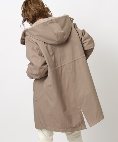 新品 フランシュリッペ ブルゾン モッズコート ライナー付き 3L ファー