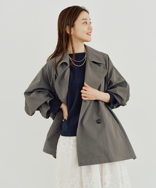 IENA（イエナ）の「Peポプリンオーバーショートコート（その他アウター