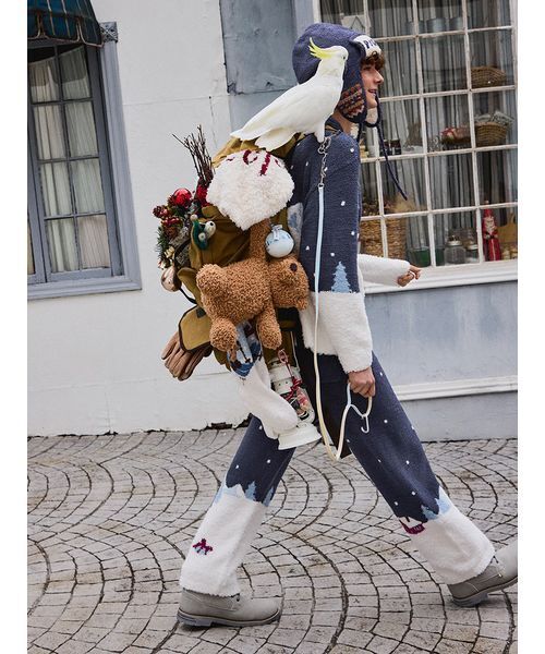 gelato pique（ジェラートピケ）の「【HOLIDAY】【HOMME】スキーベア