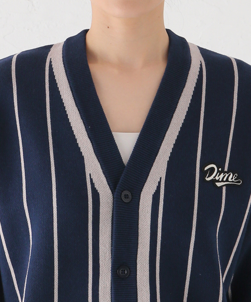 DIME（ダイム）の「【Dime/ダイム】 BASEBALL KNIT CARDIGAN