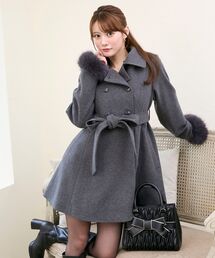 ステンカラーコート（フェイクファー）ファッション通販 - ZOZOTOWN