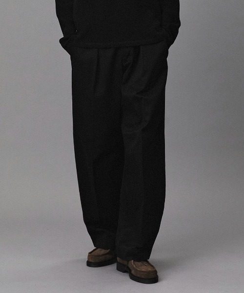 PUBLIC CHINOS バレルレッグイージー /大人気/ハリ感/チノパンツ