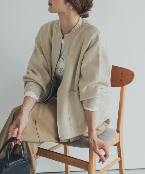 セール】ニットZIPブルゾン（ニット/セーター）｜URBAN RESEARCH DOORS