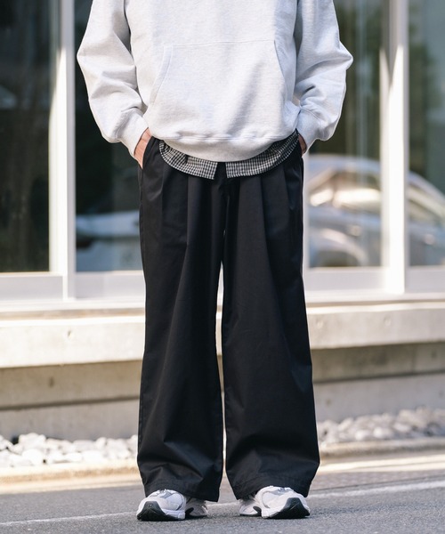 セール】【Dickies/ディッキーズ】別注タックバギーワイドチノパンツ