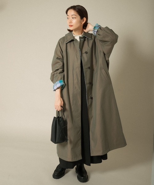 KBF（ケイビーエフ）の「リバーシブルバルカラーコート（ステンカラー