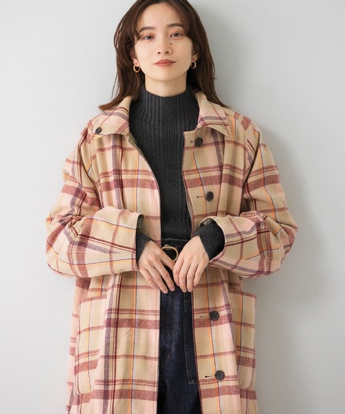 KBF（ケイビーエフ）の「リバーシブルバルカラーコート（ステンカラー