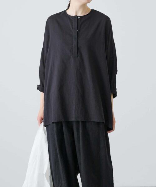 かぐれ（カグレ）の「ボイルワイドプルオーバー（シャツ/ブラウス