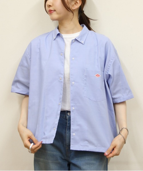 DANTON/ダントン ドットボタンボタンダウンシャツ DOT BUTTON B.D.