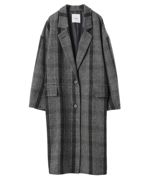 CLANE（クラネ）の「OVER CHESTER CHECK COAT（チェスターコート