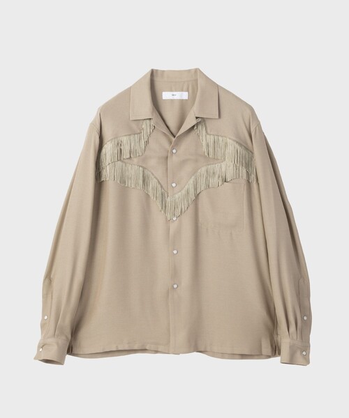 Viyella fringe shirt（シャツ/ブラウス）｜TOGA VIRILIS（トーガ ビ