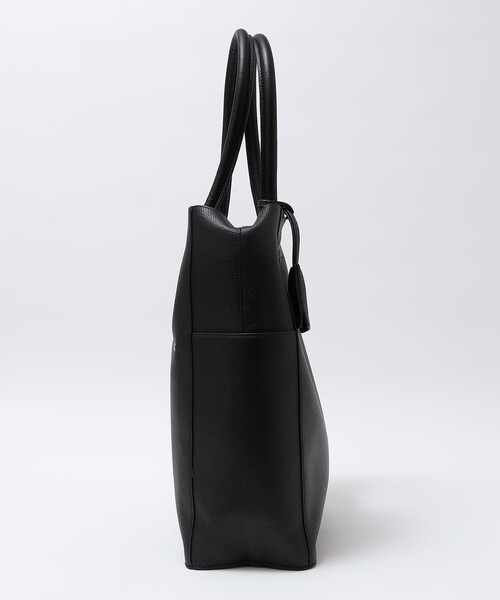 セール】【WEB限定】SHIPS: 合成皮革 ヴァーティカル ビズ トート