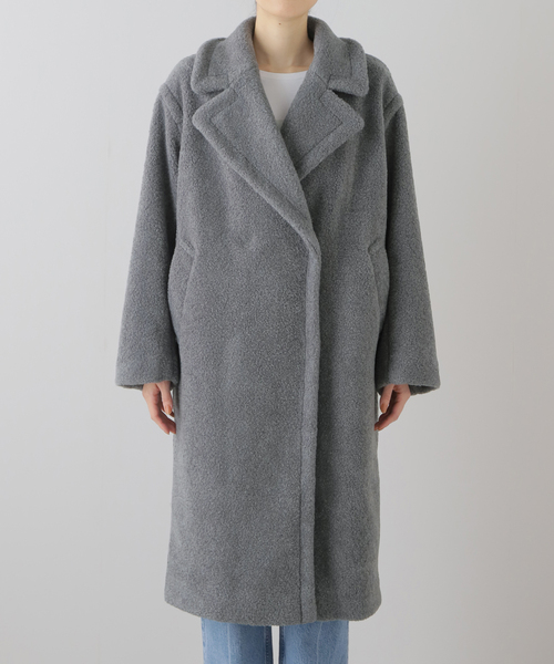 FRAMeWORK（フレームワーク）の「WOOLブレンドボアコート（ブルゾン