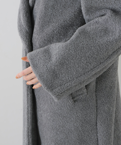 FRAMeWORK（フレームワーク）の「WOOLブレンドボアコート（ブルゾン