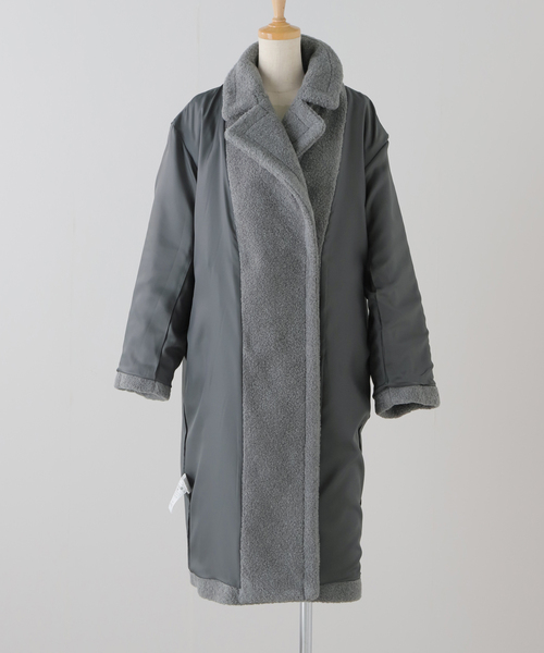 FRAMeWORK（フレームワーク）の「WOOLブレンドボアコート（ブルゾン