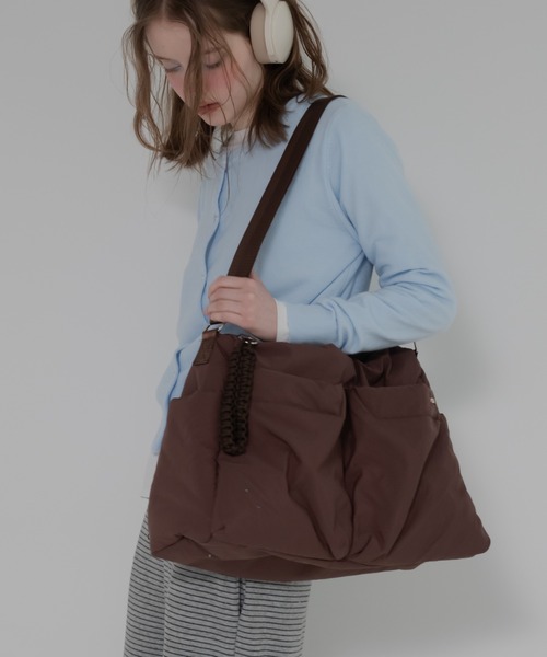 総合ランキング1位獲得】パファーショルダーバッグ（ショルダーバッグ