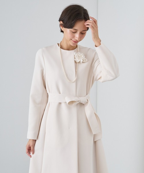 ANAYI（アナイ）の「コンパクトストレッチノーカラーコート（ノー