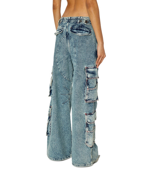 DIESEL（ディーゼル）の「SS23 レディース デニム カーゴパンツ ルーズ