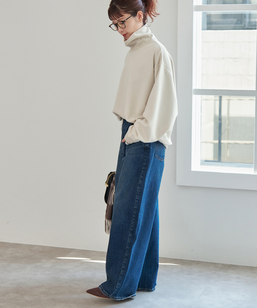 Spick & Span（スピックアンドスパン）の「裏毛ハイネックプルオーバー