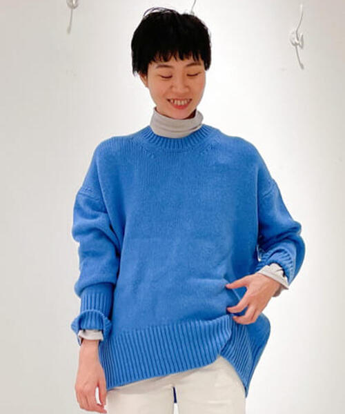 セール】ファインウール クルーネックプルオーバー（ニット/セーター