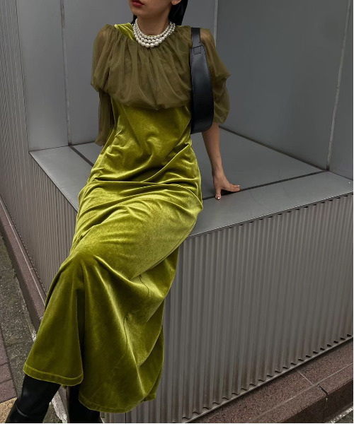 Ameri（アメリ）の「UND MANY WAY BALLOON VEIL DRESS（ワンピース