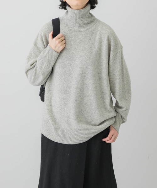 かぐれ（カグレ）の「ウールカシミヤタートルネック（ニット/セーター
